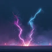 Lightning spell artwork
